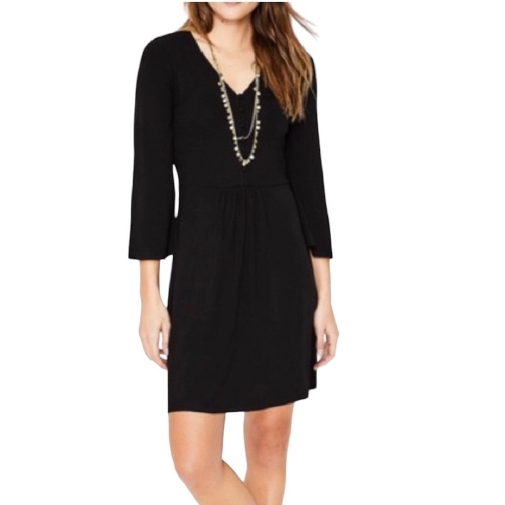 Boden - Miriam Jersey Scoop Neck Knee Length Casual Dress Sz 8 - Picture 2 of 9